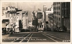 California Street Hill Postcard