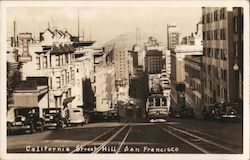 California Street Hill Postcard