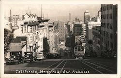 California Street Hill Postcard