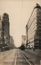 Market Street, Cable Car Postcard