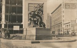 Statue on Market Street Postcard