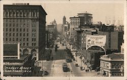 Market Street San Francisco, CA Postcard Postcard Postcard