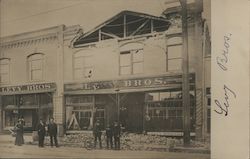 Levy Brothers Store after Earthquake San Mateo, CA Postcard Postcard Postcard