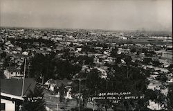 San Pedro from South Gaffey Street California A-1 Photo Postcard Postcard Postcard