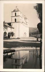 Old Mission Santa Barbara Postcard