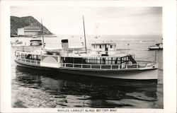 S.S. Phoenix - World's Largest Glass Bottom Boat Postcard