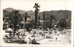 Avalon Beach Scene Santa Catalina Island, CA Reyes Postcard Postcard Postcard