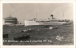 S.S. Avalon Santa Catalina Island, CA Island Photo Postcard Postcard Postcard