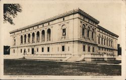 Detroit Public Library Postcard
