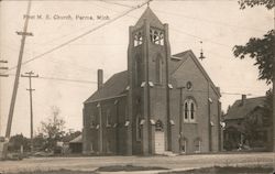 First M.E. Church Parma, MI Postcard Postcard Postcard