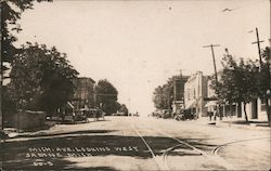 Michigan Avenue Looking West Postcard