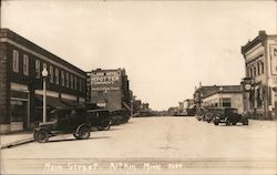 Main Street Aitkin, MN Postcard Postcard 