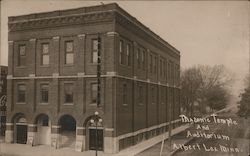 Masonic Temple and Auditorium Albert Lea, MN Postcard Postcard Postcard