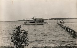 Boat Landing, Hotel Edgewood, Lake Minnetonka Postcard