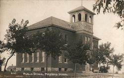 Public School Building Postcard