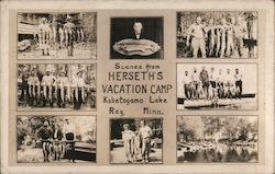 Fishing - Herseth's Vacation Camp, Kabetogama Lake Postcard