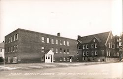 First Baptist Church New Addition Postcard