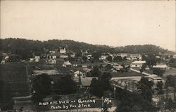 Bird's Eye View of Galena Postcard