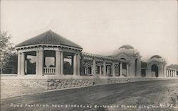 Band Pavilion near Gladstone Boulevard Postcard