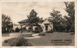 Community Chapel, D.W. Newcomer's Sons Kansas City, MO Postcard Postcard Postcard