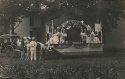 Daughters of Rebekah Parade Float Postcard