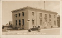 Federal Post Office Alliance, NE O'Neill Photo Postcard Postcard Postcard