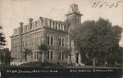 High School Beatrice, NE Postcard Postcard Postcard