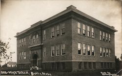 High School Butte, NE B.G. Montgomery Postcard Postcard Postcard