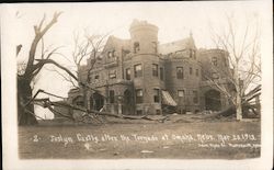 Joslyn Castle after the Tornado Omaha, NE Postcard Postcard Postcard