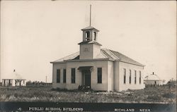Public School Building Richland, NE Postcard Postcard Postcard