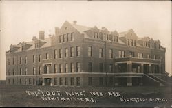 I.O.O.F. Home, View from North East York, NE Postcard Postcard Postcard