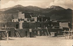 Taos Pueblo New Mexico Postcard Postcard Postcard