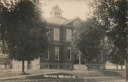 High School building Postcard