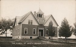 School at North Bangor Postcard