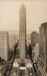Rockefeller Center, New York. World's largest building enterprise ever undertaken by private capital. Postcard