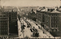 Three Miles of Broadway, north from Columbia University Postcard