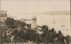 Riverside Park south from 93rd Street Postcard