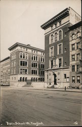 Public School 186 building from street New York City, NY Thaddeus Wilkerson Postcard Postcard Postcard