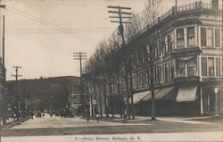 Main Street Sidney, NY Postcard Postcard Postcard