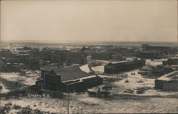 Birds Eye View Crosby North Dakota