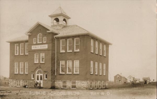 Public School Building Ray North Dakota