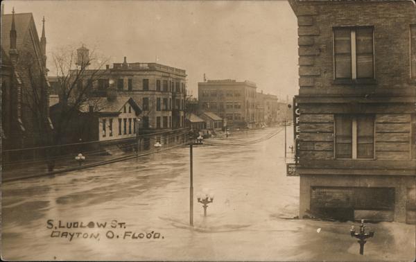 South Ludlow Street Flood, 1913 Dayton Ohio