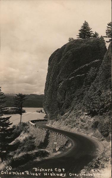 Bishop's Cap, Columbia River Highway Ore. Corbett Oregon