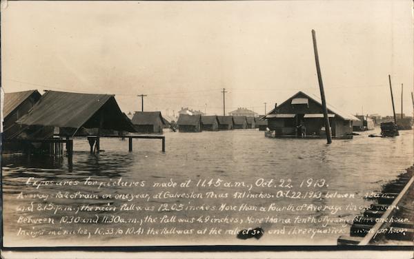 October 22, 1913 Flood Galveston Texas