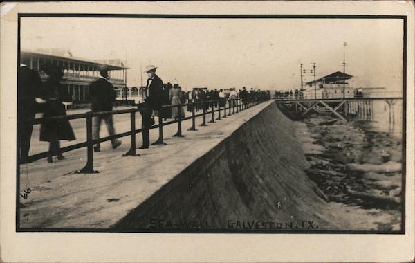 Sea Wall Galveston Texas