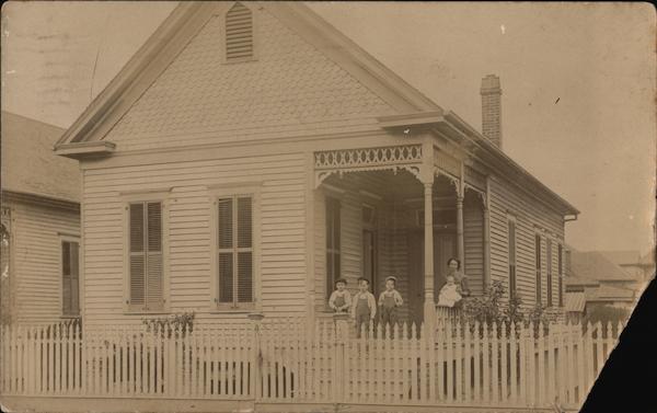 Family on the Porch Houston Texas
