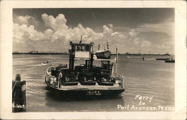 Ferry Boat Port Aransas Texas Gibbs