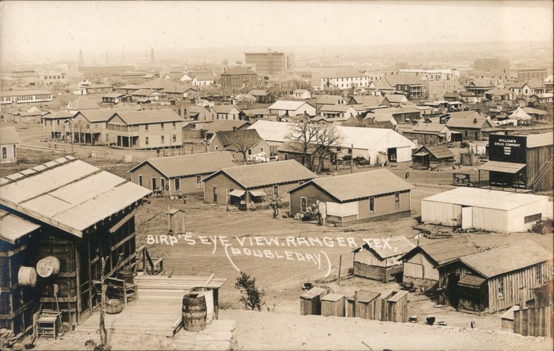 Bird's Eye View of Ranger Texas