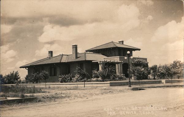Residence of Sam Robertson 509 North Sam Houston Boulevard San Benito Texas