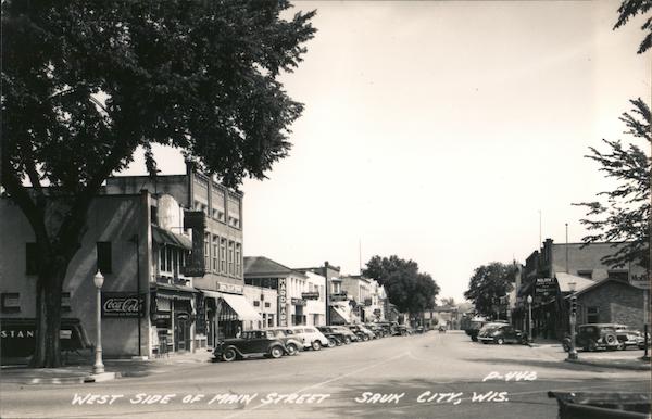 West Side of Main Street Sauk City Wisconsin